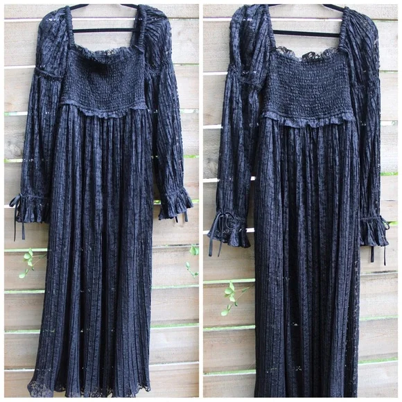 uo fairuza lace maxi dress - Picture 4 of 9